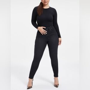 Good American Black Skinny Jeans